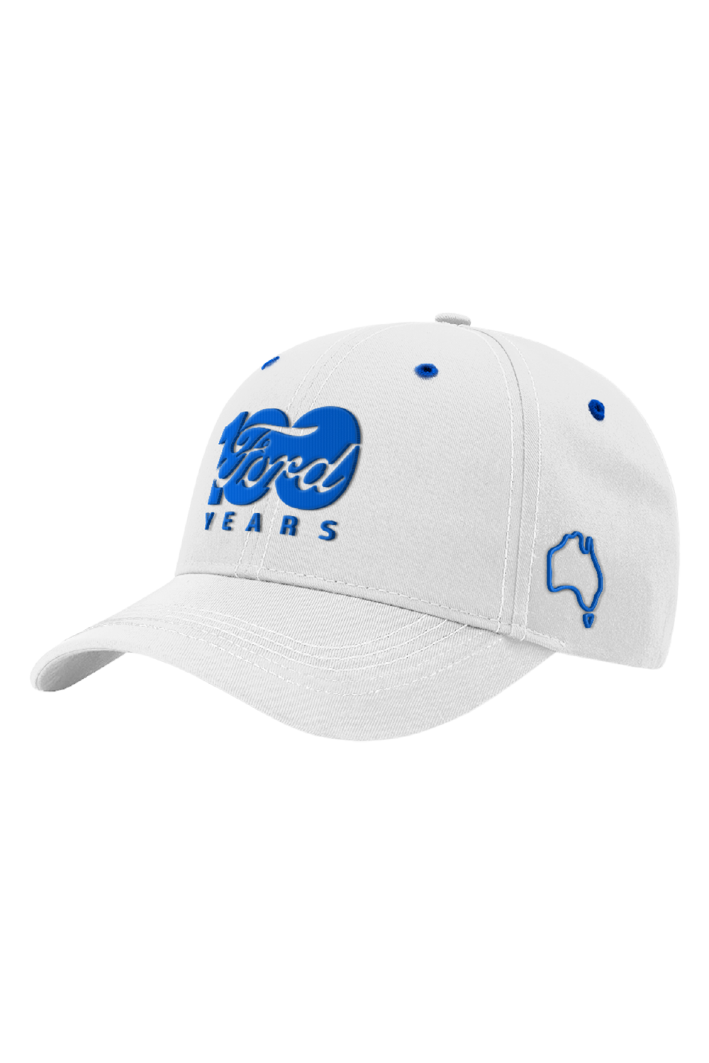 PRE-ORDER - Ford 100 Year Premium Cap - White