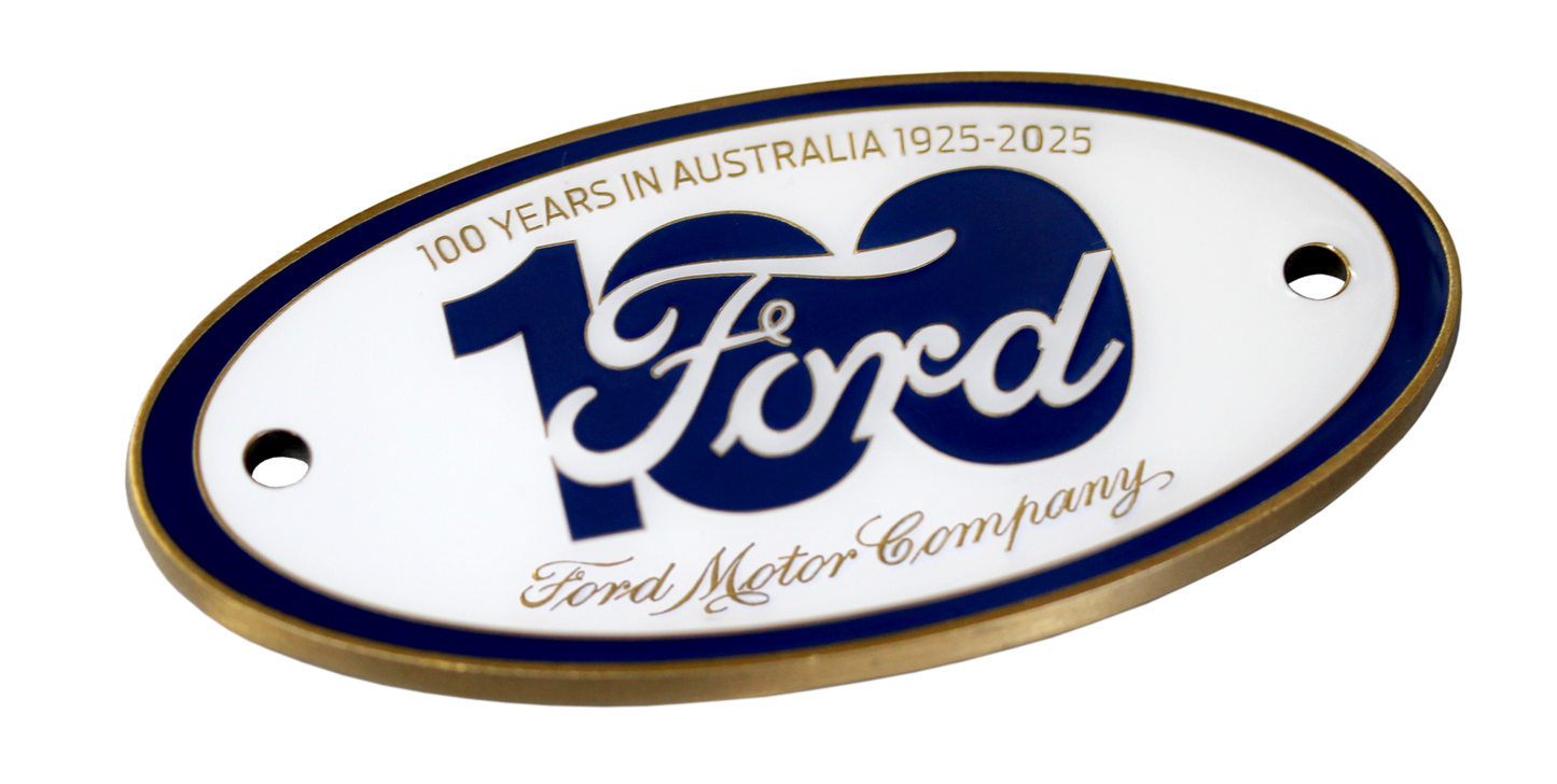 FORD 100 YEAR GRILLE BADGE