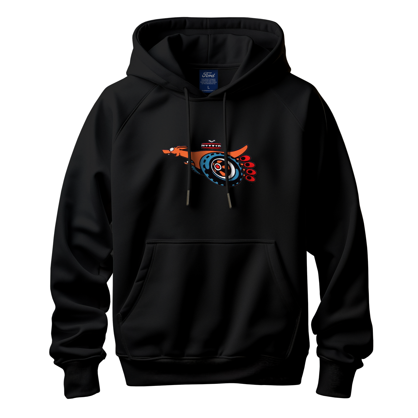 SUPER ROO BLACK HOODIE