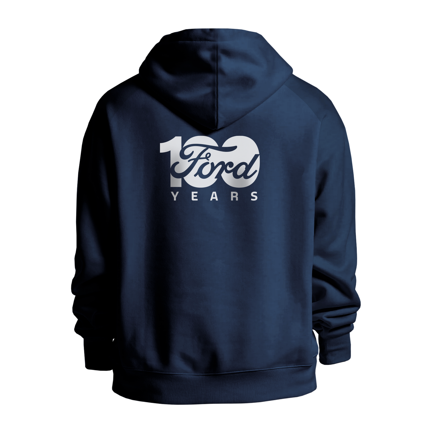 FORD 100YR ZIP HOODIE - NVY