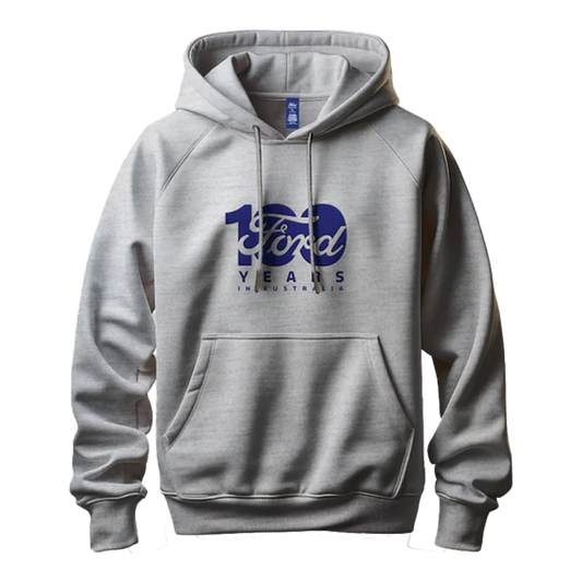 Ford 100 Year Anniversary Hoodie - Grey Marle