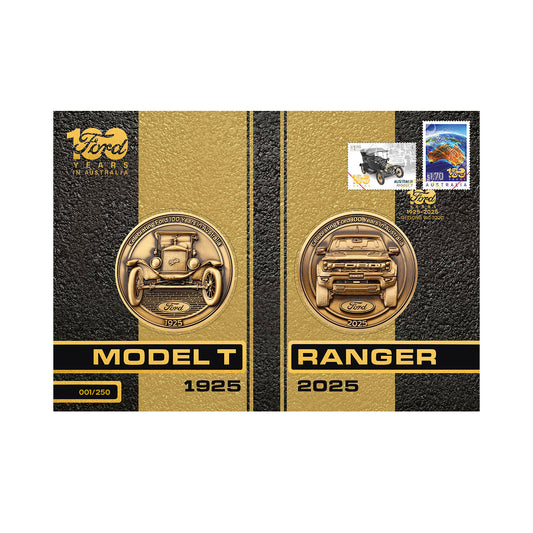 Ford 100 Year Commemorative Medallion - First & Last 1925 - 2025