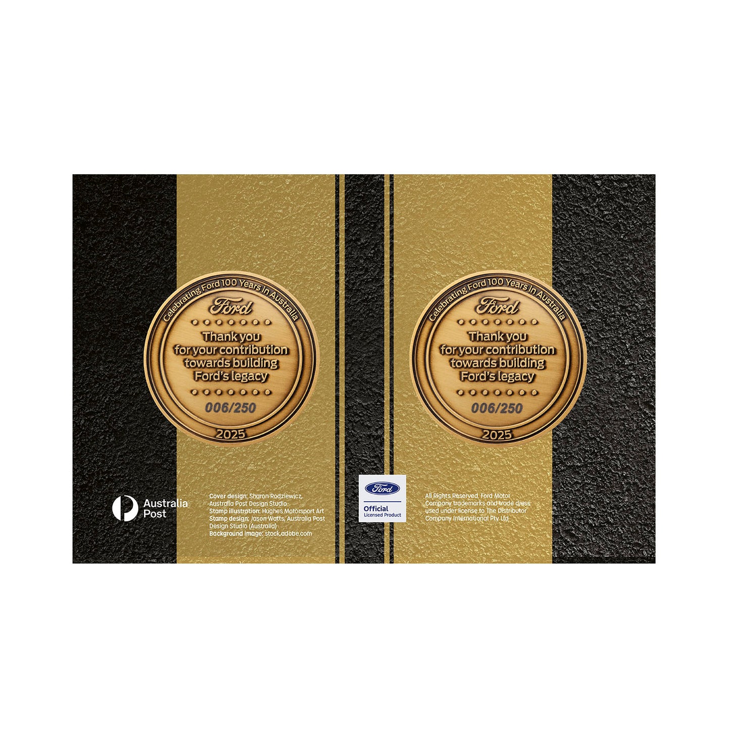 Ford 100 Year Commemorative Medallion - First & Last 1925 - 2025