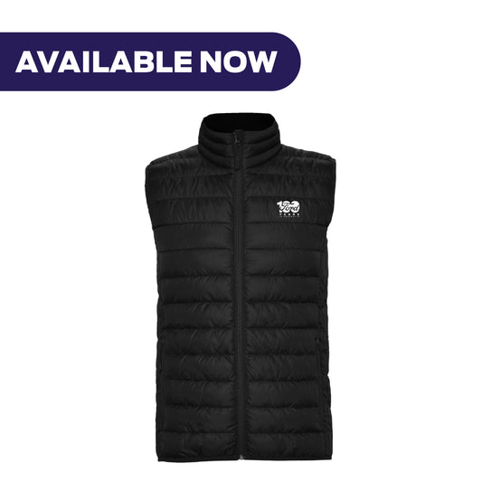 Ford 100 Year Men's Puffer Vest - Black