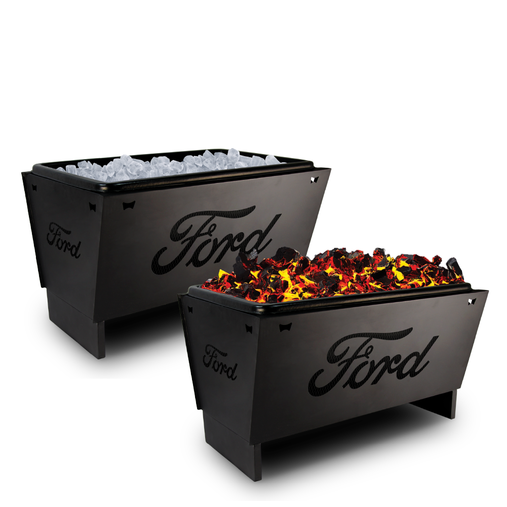 Ford Script - 2-in-1 Firepit / Ice Bucket Cooler