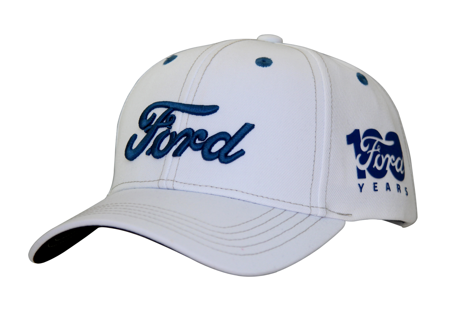 Ford 100 Year Platinum Cap (White)