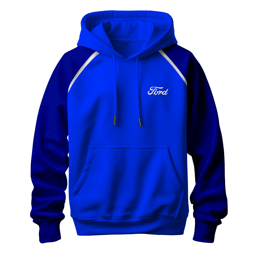 Ford Tri Colour Hoodie - Royal