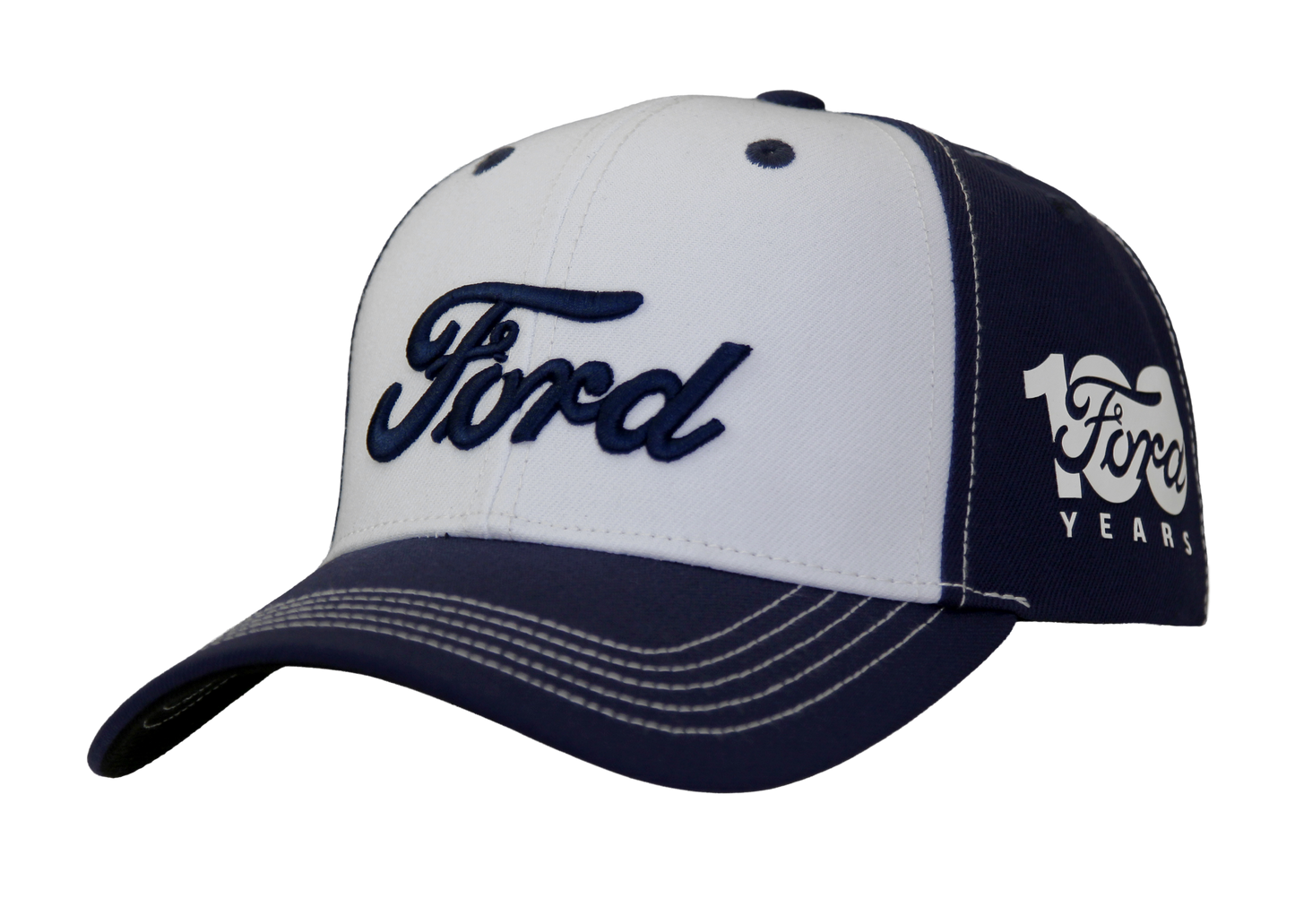 Ford 100 Year Platinum Cap (Navy/White)