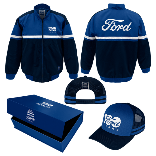 VINTAGE FORD 100 YEAR LIMITED EDITION JACKET & CAP GIFTPACK