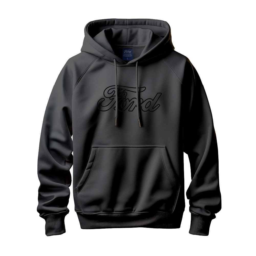 Ford Script Hoodie (Outline) (Stealth Range)