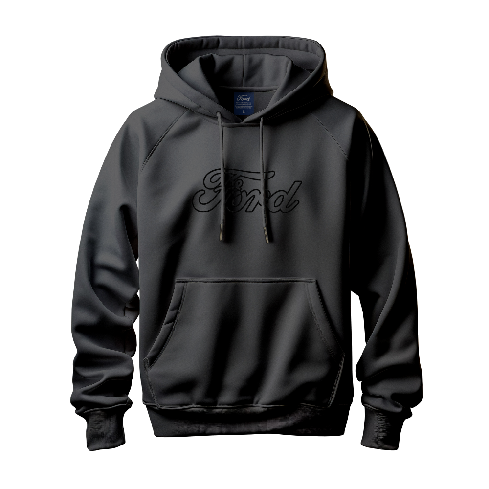 Ford Script Hoodie (Outline) (Stealth Range)