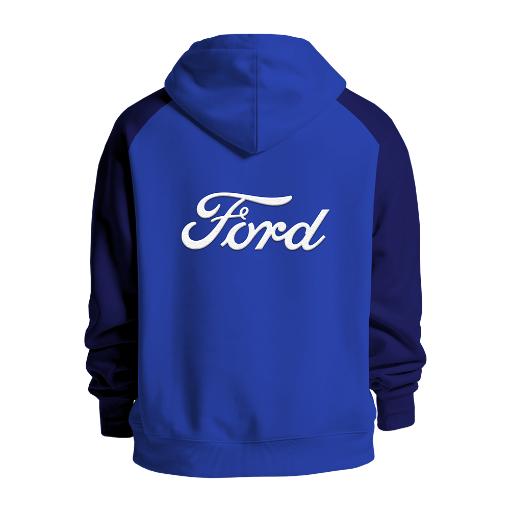 Ford Tri Colour Hoodie - Royal
