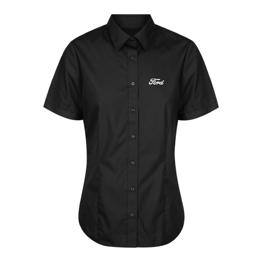 Ford Ladies S/S Business Shirt (Black)