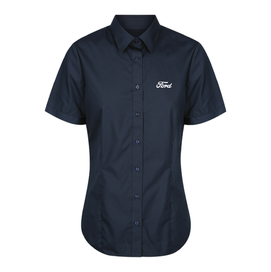 Ford Ladies S/S Business Shirt (Navy)