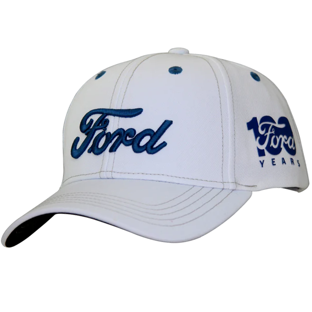 Ford 100 Year Platinum Cap (White)