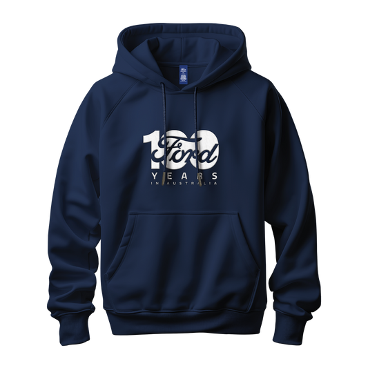 PRE ORDER - Ford 100 Year Anniversary Hoodie - Navy