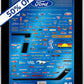 Limited Edition Framed Official Print - Ford Badges & Decals