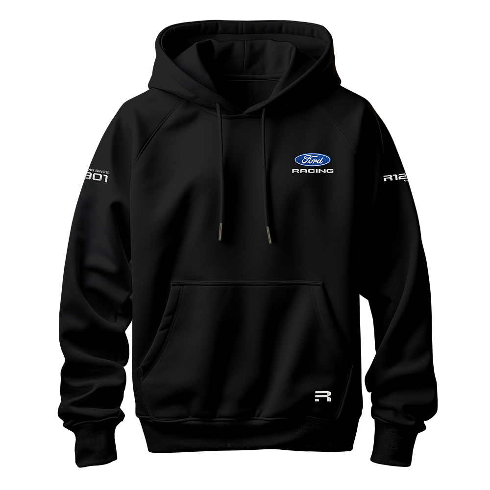 PRE ORDER - Ford Racing Black Hoodie