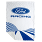 FORD RACING PLUSH THROW RUG