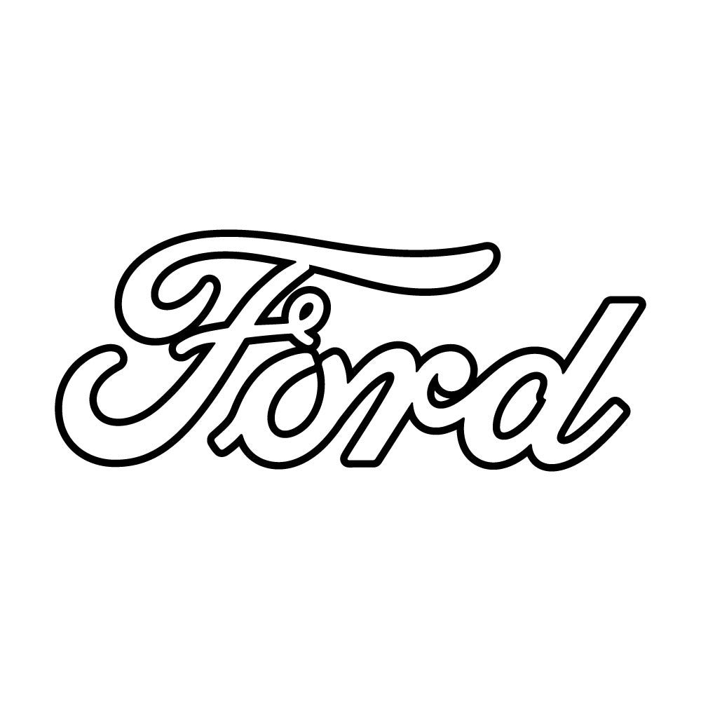 Ford Script Hoodie (Outline) (Stealth Range)