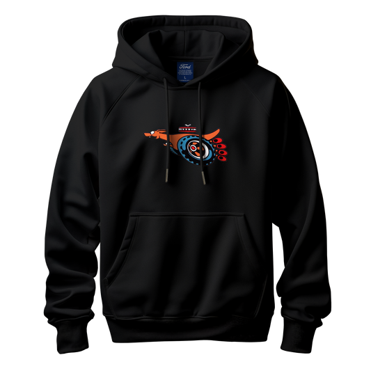 SUPER ROO BLACK HOODIE