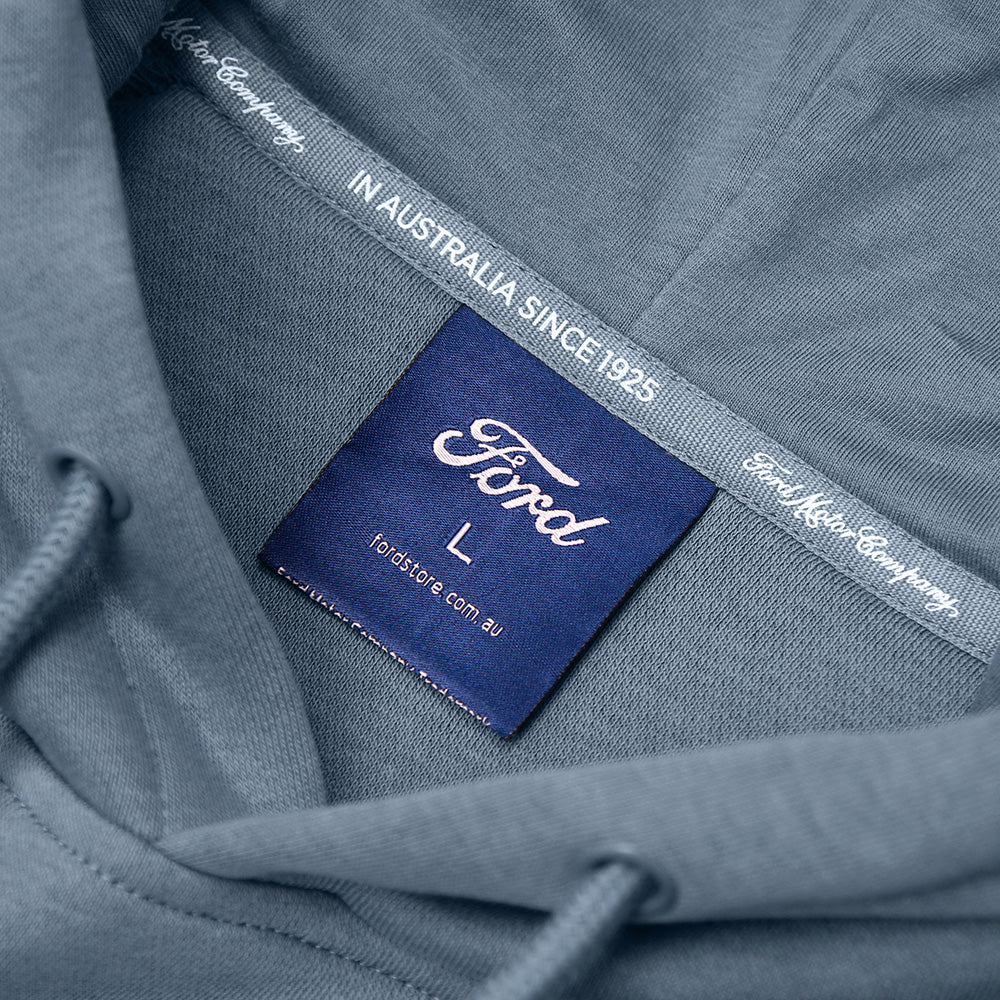 Ford Detroit Motor Co Hoodie - Steel Blue