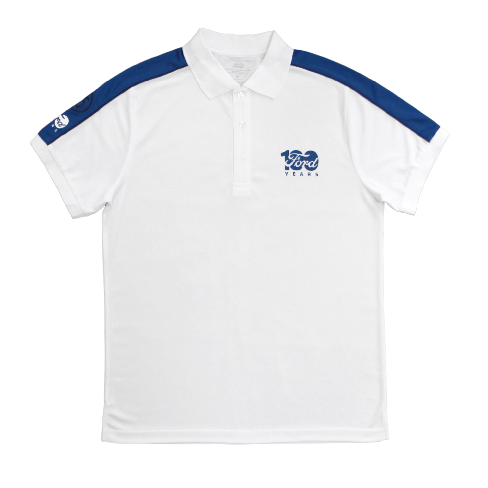 Ford 100 Year Polo Shirt - White