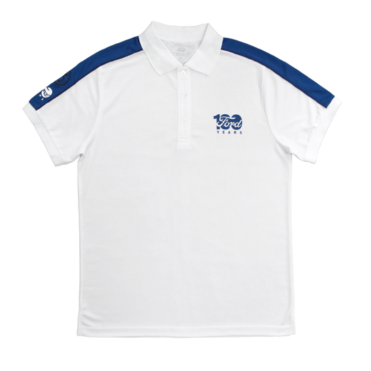 Ford 100 Year Polo Shirt - White