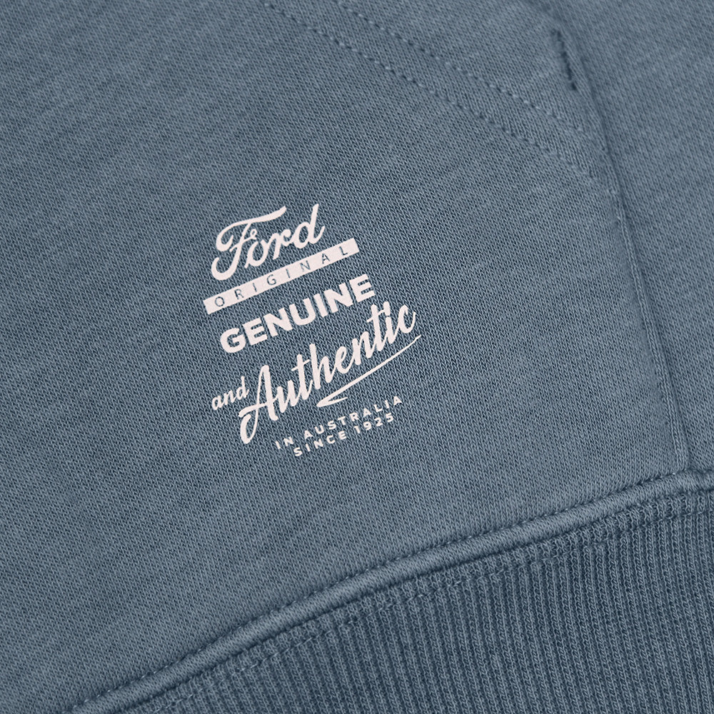 Ford Detroit Motor Co Hoodie - Steel Blue