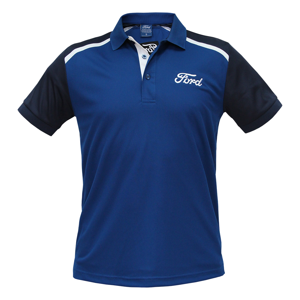 Ford Tri Colour Polo - Royal
