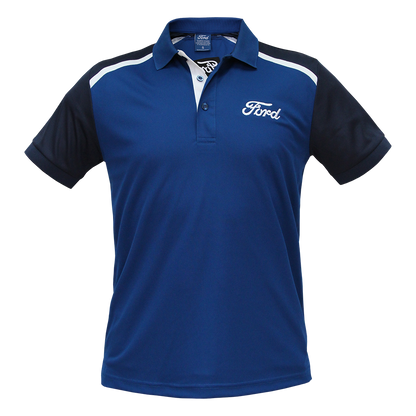 Ford Tri Colour Polo - Royal