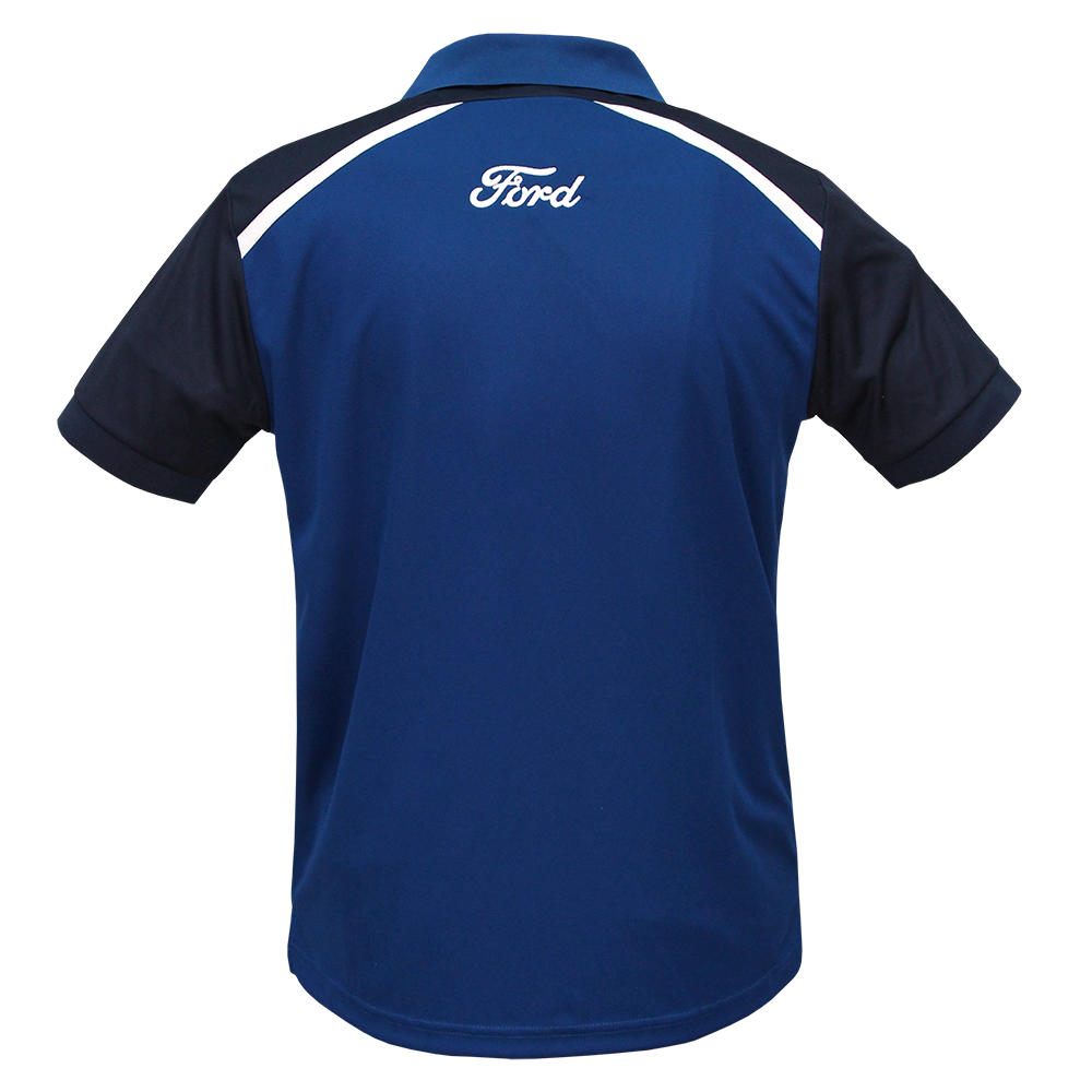 Ford Tri Colour Polo - Royal