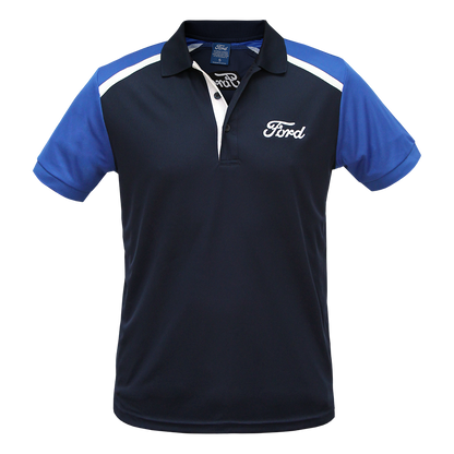 Ford Tri Colour Polo - Navy