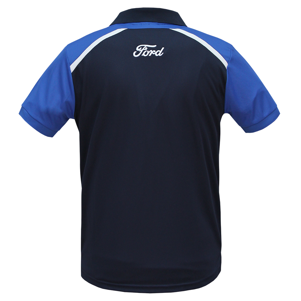 Ford Tri Colour Polo - Navy