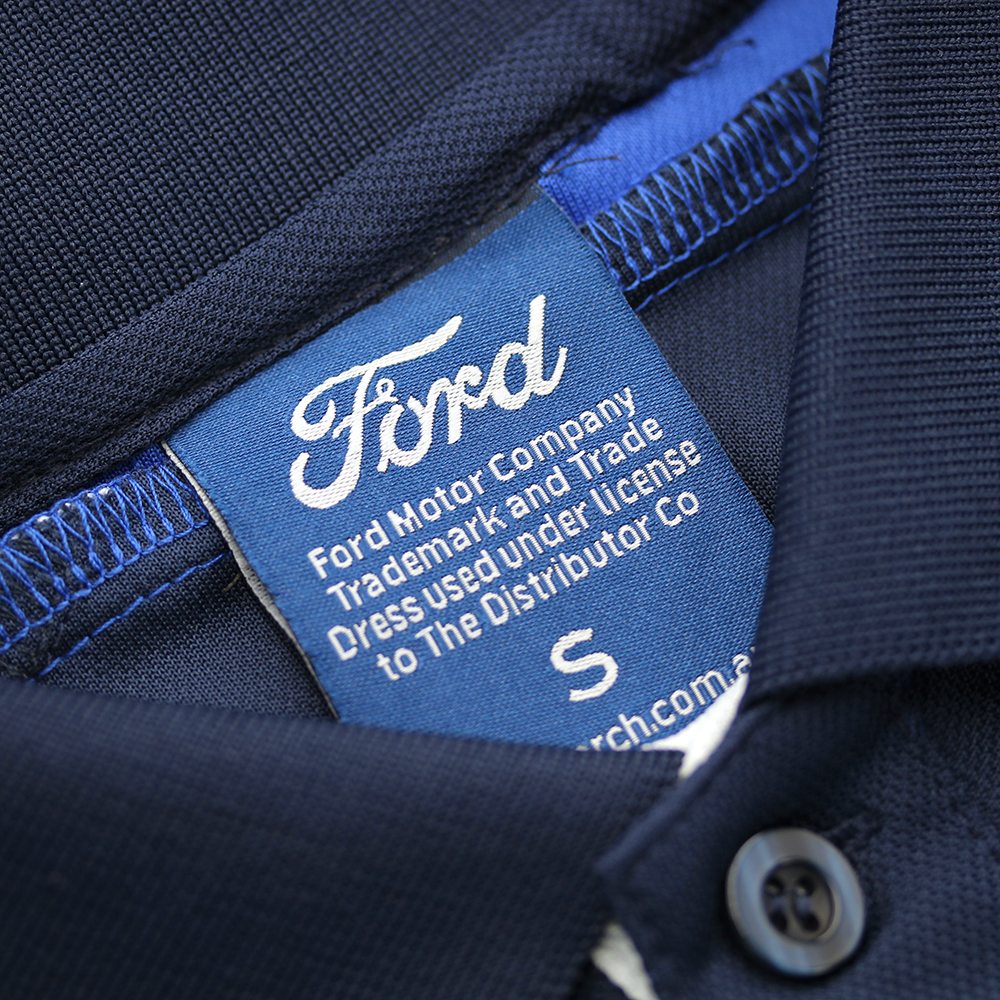 Ford Tri Colour Polo - Navy