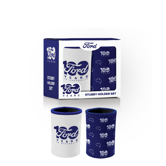 Ford 100 Year - Twin Pack Stubby Holders
