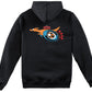 FORD SUPER ROO ZIP HOODIE - BLACK