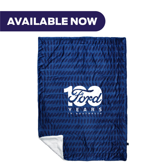 FORD 100YR THROW RUG