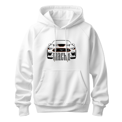 Ford Mach 1 White Hoodie