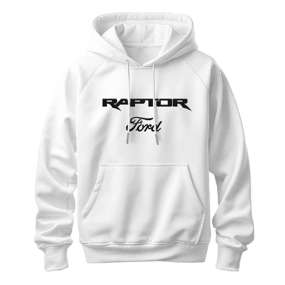 Ford Raptor White Hoodie