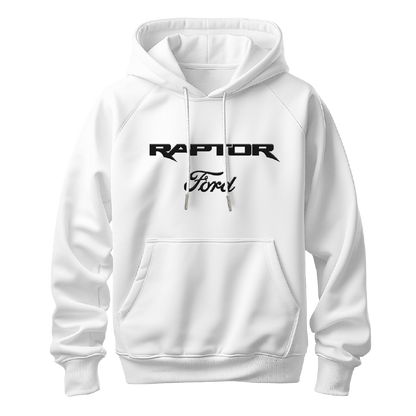 Ford Raptor White Hoodie