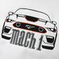 Ford Mach 1 White Hoodie