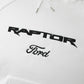 Ford Raptor White Hoodie