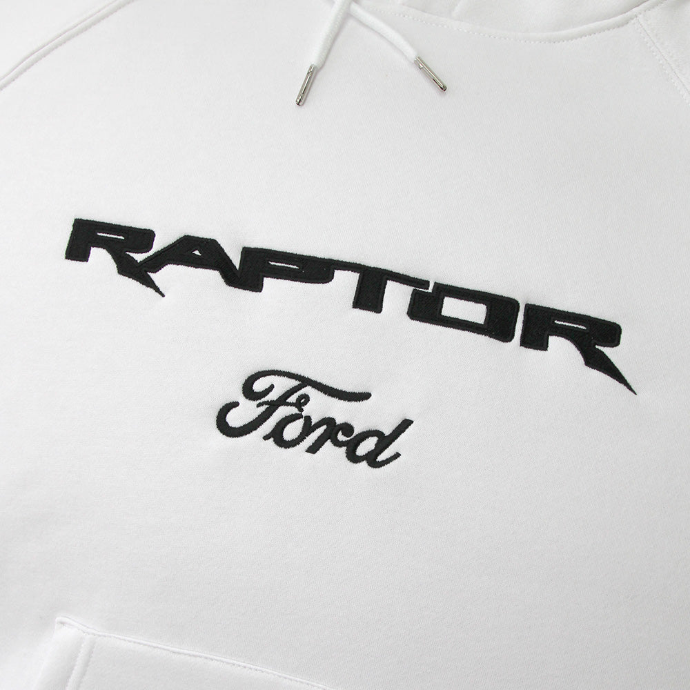 Ford Raptor White Hoodie