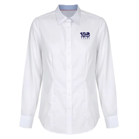 Ford 100 Year - White Business Shirt Ladies